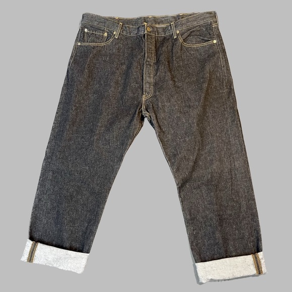 Vintage 80’s/90’s NOS Levi’s 501XX Button Fly Jeans Deadstock Raw Denim 44/34 - Picture 3 of 12